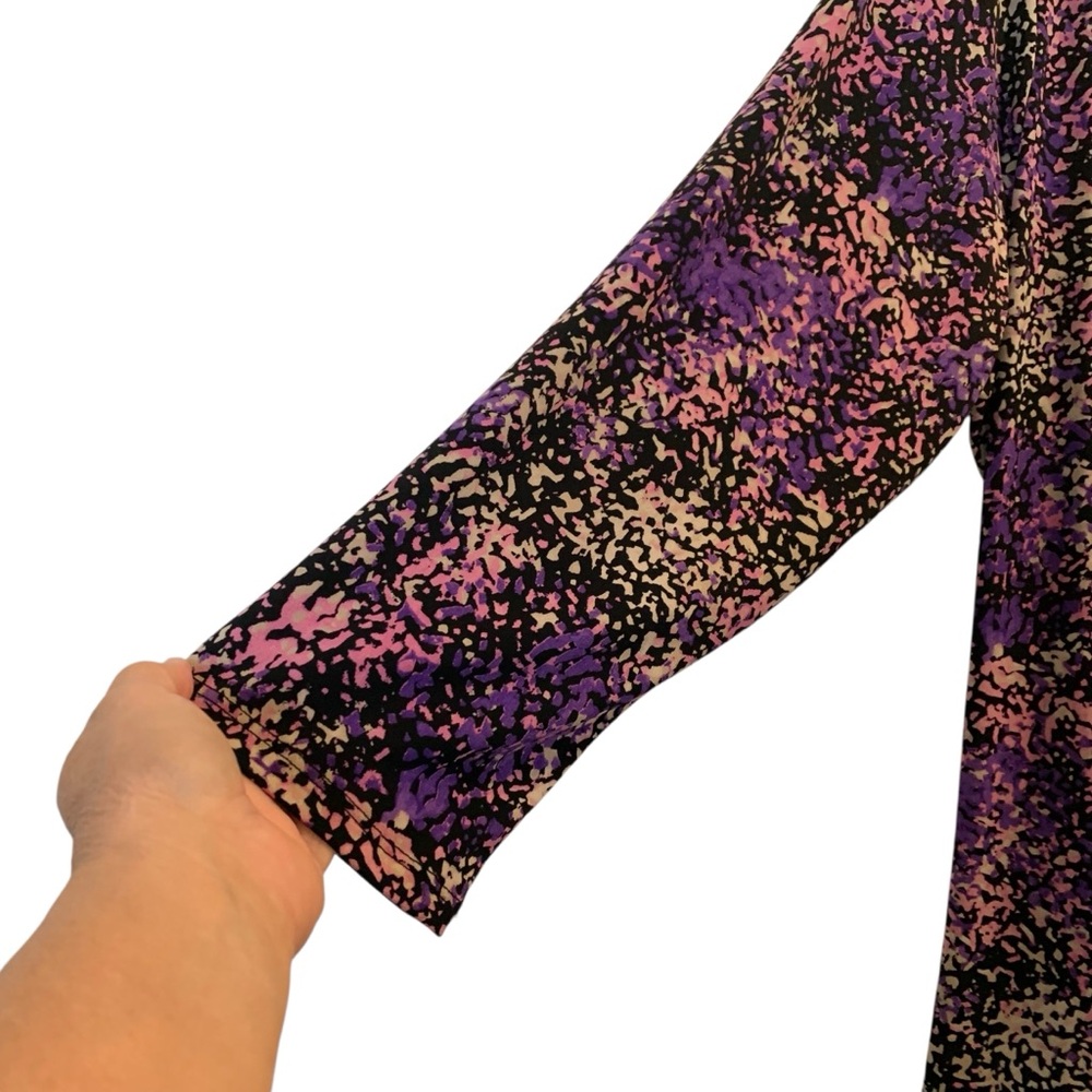 Liz Claiborne Woman Multicolor Abstract Blouse - 1X - Picture 4 of 10